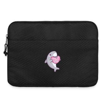 Amour mignon des requins à la première morsure Drôle de Valentine - Sacoche pour ordinateur portable 15 pouces - noir - Devant