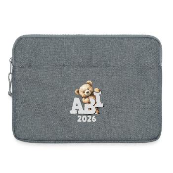 Cuddly Bear ABI 2026 Teddy Bear High School Graduate - Laptop bag 15" - heather grey - Front