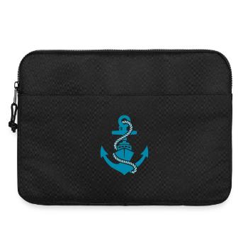 Bateau d’ancre maritime - Sacoche pour ordinateur portable 15 pouces - noir - Devant
