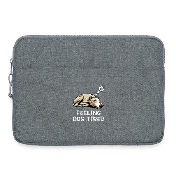 Se sentir fatigué Whippet Whippets Lévriers - Sacoche pour ordinateur portable 15 pouces - gris chiné - Devant