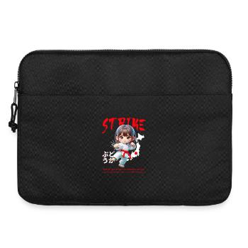 Chibi Karate Hero Strike - Laptop bag 15" - black - Front