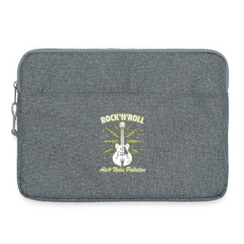 Rock 'N' Roll Ain't Noise Pollution Guitar - Laptop bag 15" - heather grey - Front