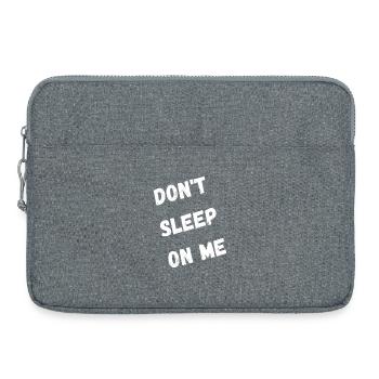 Inklusive Sleep On Me-Grafik - Laptoptasche 15" - Grau meliert - Vorne