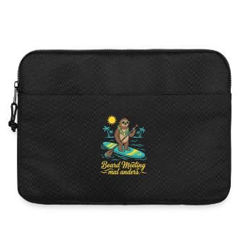 Stand Up Paddling Faultier - Laptoptasche 15" - Schwarz - Vorne