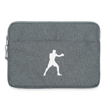 Boxsilhouette Kraftschub - Laptoptasche 15" - Grau meliert - Vorne