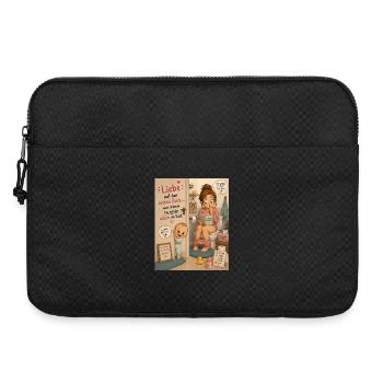 Nie wieder allein - Laptoptasche 15" - Schwarz - Vorne