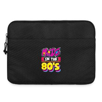 Retro Back to the 80s Vintage Design - Laptoptasche 15" - Schwarz - Vorne