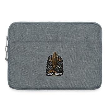 Catch And Release Carp Fishing - Laptop bag 15" - heather grey - Front