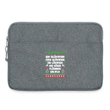 EIN GLÜHWEIN - Laptoptasche 15" - Grau meliert - Vorne