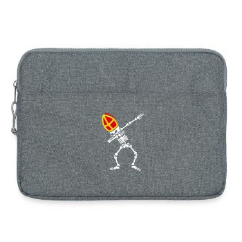 Dab Sinterklaas dab skelet Sint dabben dabbing - Laptoptasche 15" - Grau meliert - Vorne
