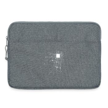 Pirates informatiques cybercriminalité - Sacoche pour ordinateur portable 15 pouces - gris chiné - Devant