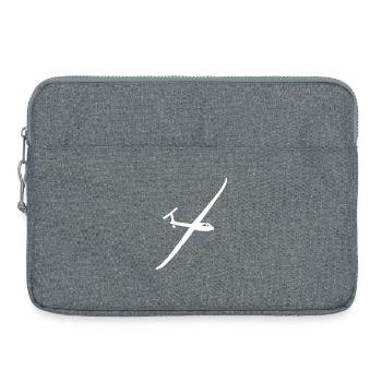 Voile à voile Plané - Sacoche pour ordinateur portable 15 pouces - gris chiné - Devant