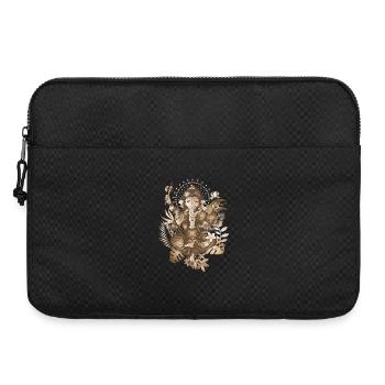 Ganesha un dieu à tête d’éléphant de style sépia - Sacoche pour ordinateur portable 15 pouces - noir - Devant