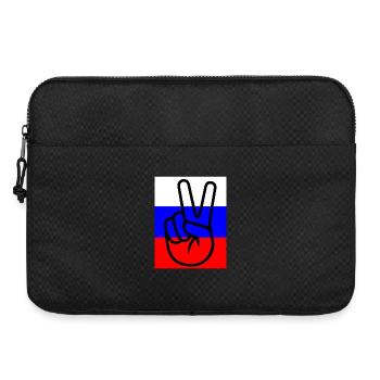 Paix avec la Russie - Sacoche pour ordinateur portable 15 pouces - noir - Devant