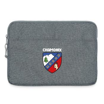 Hinweis Mignon Chamonix Mont Blanc Haute Savoie - Laptoptasche 15" - Grau meliert - Vorne