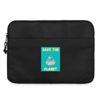 ÖKOLOGIE. PLANET. NATUR. GARTEN. BAUM. BLUME - Laptoptasche 15" - Schwarz - Vorne