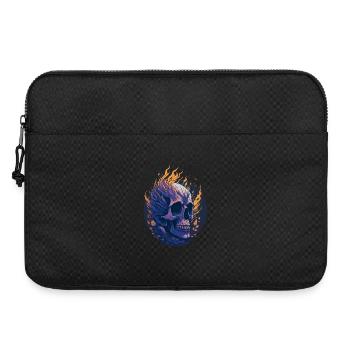Crâne de feu - Sacoche pour ordinateur portable 15 pouces - noir - Devant