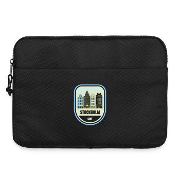 Écusson Stockholm City Motifs - Sacoche pour ordinateur portable 15 pouces - noir - Devant