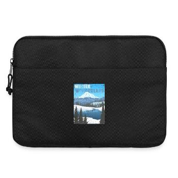 Winter Wonderland - public domain modificated - Laptop bag 15" - black - Front