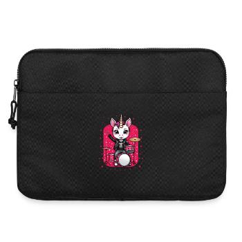 Licorne punk rock - Sacoche pour ordinateur portable 15 pouces - noir - Devant