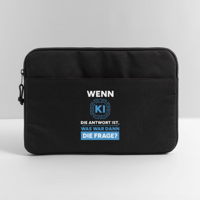 Artificial Intelligence Question Answer Saying Laptop bag 15"