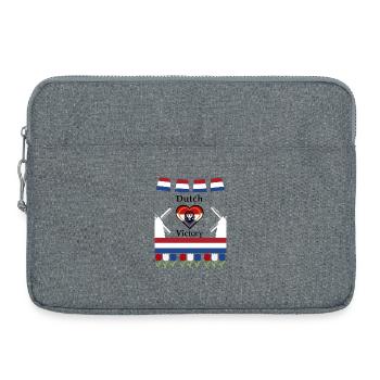 Dutch victory - Laptop bag 15" - heather grey - Front