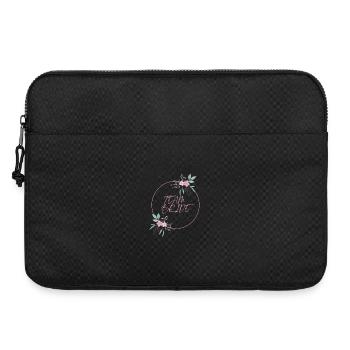 Équipe de la mariée cercle rose fleurs uni - Sacoche pour ordinateur portable 15 pouces - noir - Devant
