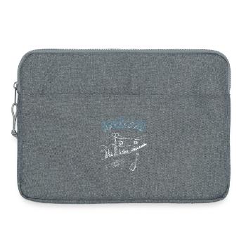 Cooler Unisex-After-Ski-Pullover, Après-Ski - Laptoptasche 15" - Grau meliert - Vorne