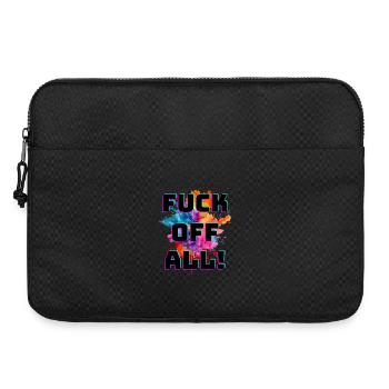 A colorful expression of freedom - Laptop bag 15" - black - Front