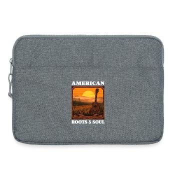 Farmer Leben - Laptoptasche 15" - Grau meliert - Vorne