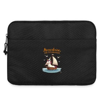 Segel Einhorn Ahoi ! - Laptoptasche 15" - Schwarz - Vorne