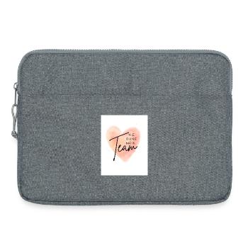 nie_ohne_mein - Laptoptasche 15" - Grau meliert - Vorne