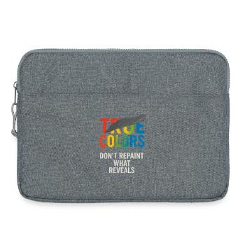 True Colors malen nicht neu, was enthüllt wird - Laptoptasche 15" - Grau meliert - Vorne