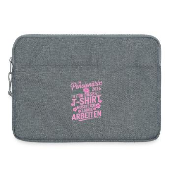 Pensioner 2026 - Laptop bag 15" - heather grey - Front