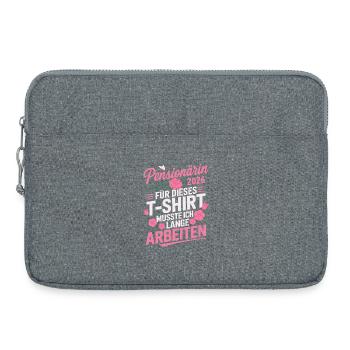 Pensioner 2026 - Laptop bag 15" - heather grey - Front
