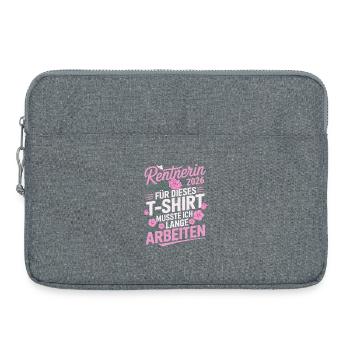 Pensioner 2026 - Laptop bag 15" - heather grey - Front