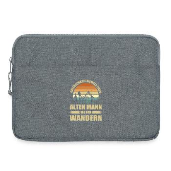 Tenue d’alpinisme en plein air - Sacoche pour ordinateur portable 15 pouces - gris chiné - Devant