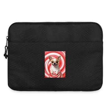 Chihuahua dans un tourbillon de bonbons - Sacoche pour ordinateur portable 15 pouces - noir - Devant