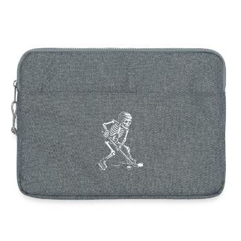 Skeleton Hockey Spirit - Sacoche pour ordinateur portable 15 pouces - gris chiné - Devant