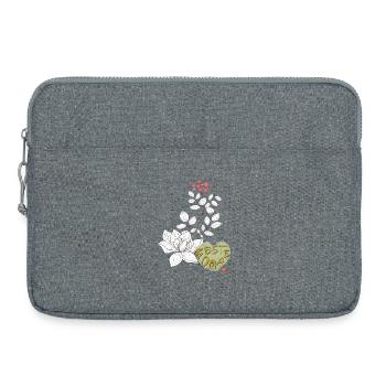Meilleure mamie - Sacoche pour ordinateur portable 15 pouces - gris chiné - Devant