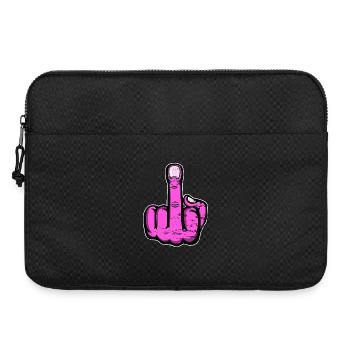 Doigt du milieu Doigt puant Baise Tu Design - Sacoche pour ordinateur portable 15 pouces - noir - Devant