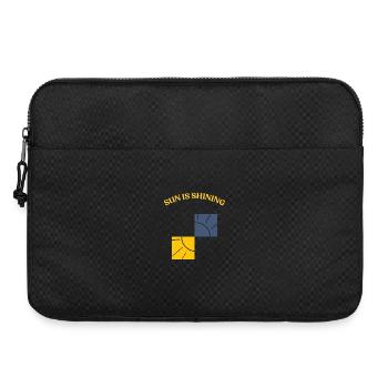 Sun is shining - let´s go outside - Laptoptasche 15" - Schwarz - Vorne