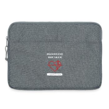 Briseur de lignée Heartbeat Cadeaux chrétiens - Sacoche pour ordinateur portable 15 pouces - gris chiné - Devant