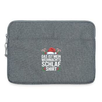Christmas Sleep Shirt This Is Mine - Laptop bag 15" - heather grey - Front