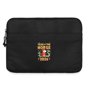 Chinese New Year Of The Horse 2026 - Laptop bag 15" - black - Front