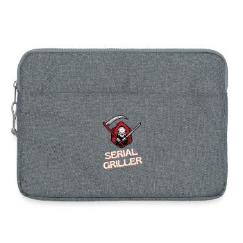 Grilleur en série - Sacoche pour ordinateur portable 15 pouces - gris chiné - Devant