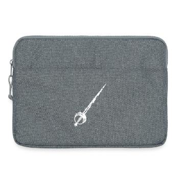 Magischer Degen Splitter Fantasy Vektor - Laptoptasche 15" - Grau meliert - Vorne