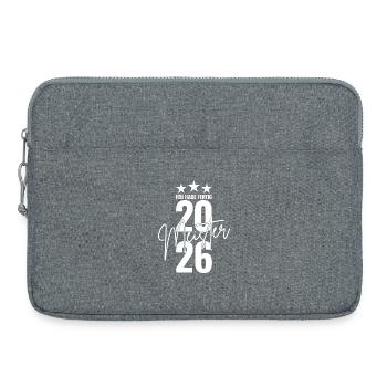Meister 2026 Ich habe fertig - Laptoptasche 15" - Grau meliert - Vorne