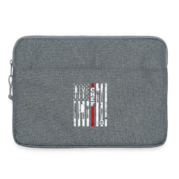Chef USA Flag - Cuisine Patriot Grilling - Sacoche pour ordinateur portable 15 pouces - gris chiné - Devant