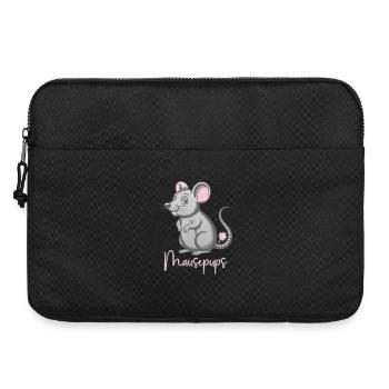 Mausepups Mause Pups Maus Pupsen Furzen Furz - Laptoptasche 15" - Schwarz - Vorne